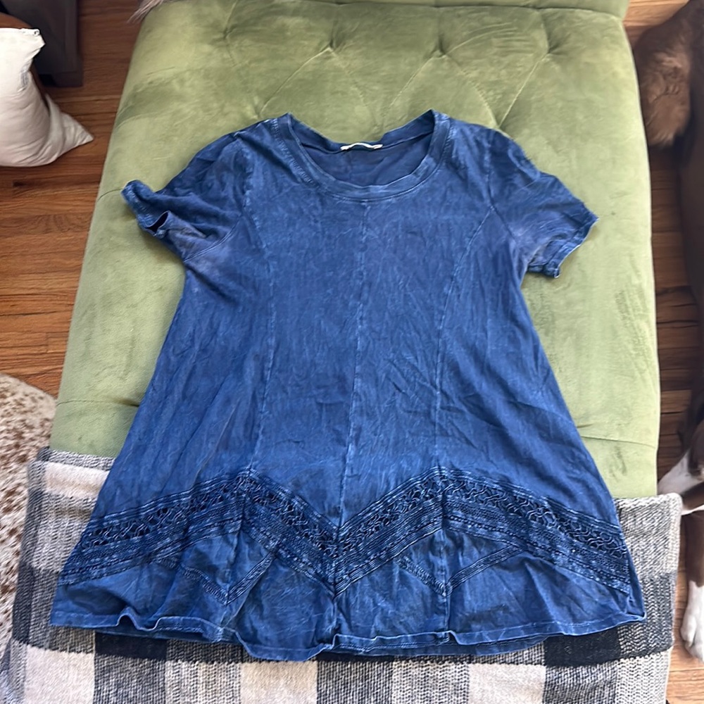 Denim looking blouse